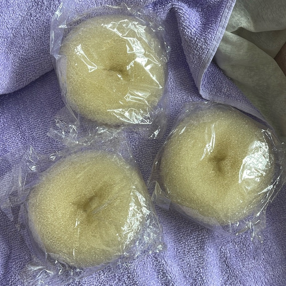 Foam sponge bun maker donut- dona de esponja para peinados